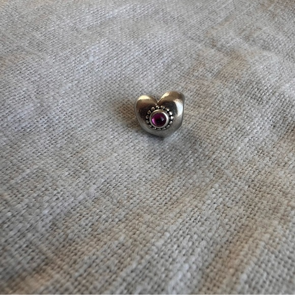 Pandora Pink Crystal Heart charm - Picture 2 of 5